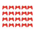 thumbnail image 1 of 20pcs Christmas Bows Mini Christmas Tree Bows Mini Bowknot Ornament Xmas Tree Hanging Pendant For Xmas Tree Hanging Decoration, 1 of 9