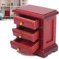 thumbnail image 4 of Dollhouse Bedside Table, 1/12 Dollhouse Bedside Table, Durable Exquisite Simulate For Doll House Toy, 4 of 8