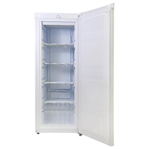 Koolatron Congelateur compact droit, blanc, 5.3 Cu Ft, conception d'espace-sauvetage pour usage domestique