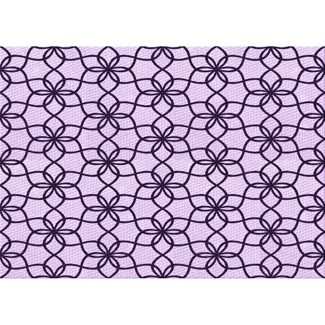 Ahgly Tapis Rectangulaire Lavable en Machine Intérieur Transitionnel Rebecca Violet, 3 Pieds x 5 Pieds