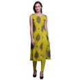 thumbnail image 1 of Bimba Sleeveless Printed Summer Kurti Straight Tunic DressesForWomen, 1 of 6