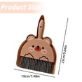 thumbnail image 3 of kjfeif Portable Hand Broom and Dustpan Set,Cute Mini Broom and Dustpan Set with Durable Brush,Lightweight Small Dust Pan and Broom Set for Desktop Cleaning Small Space Cleaning, 3 of 7