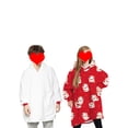 thumbnail image 5 of Fortune Matching Family Wearable Blanket Oversized Hoodies Pullover Christmas Pajama, 5 of 5