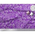 thumbnail image 3 of Soimoi Polyester Crepe Fabric Paisley Block Print Fabric by The Yard 42 Inch Wide, 3 of 3