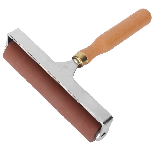 Relief Printing Brayers, Easy To Grip Convenient Rubber Roller For Gluing Application For Painter 15cm,10cm,5cm