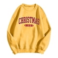 thumbnail image 4 of FYEGRE Chandail Sans Capuche à Imprimé pour Femme, Manches Longues, Col Rond, Décontracté, Doux, Confortable, Blouse, Chemise, Design Unique, Tenue Quotidienne, Vêtement pour les Amoureux de la Nature, Jaune, G, 4 of 4
