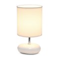thumbnail image 1 of Petite Circle Stone Table Lamp, White, 1 of 5