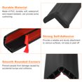 thumbnail image 3 of Uxcell 5 Pack Wall Corner Protector, 36"L x 1.4"W Self-Adhesive Corner Guards, Black Guard Edge Protector, 3 of 5