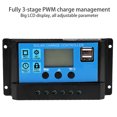 thumbnail image 1 of Car Solar Charge Regulator, 60A/50A/40A/30A/20A/10A 12V 24V Auto Solar Charge Controller PWM Controller, 1 of 7