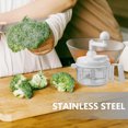 thumbnail image 3 of BRIGHTFUFU Hand Powered Food Processor with Three Layer Stainless Steel Blades for Vegetables and Meat Multi Color, 3 of 8