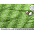 thumbnail image 2 of Soimoi Moss Georgette Fabric Damask Ethnic Print Fabric by Yard 42 Inch Wide, 2 of 3