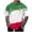 White, variant on LUOGENLI Male T-shirts for Mens Italian Sports Print Tee for Men Casual Round Neck European Soccer T Shirt Mens T-shirts Graphic Tees Easter Mens T-shirts Graphic Tees xxl Tall Summer Clothes Orange M