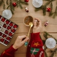 thumbnail image 4 of Stainless Steel Christmas Spoon Set - Festive Pendant Design, Dishwasher-Safe for Parties, Gifts, 4 of 9