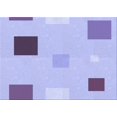 thumbnail image 1 of Ahgly Company Machine Washable Indoor Rectangle Transitional Purple Area Rugs, 4' x 6', 1 of 7