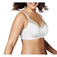 thumbnail image 3 of Playtex Womens Smoothing Wirefree Minimizer Bra, 44D, White, 3 of 5