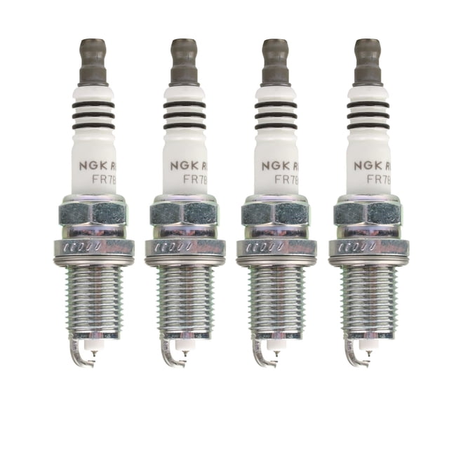 NGK Set of 4 Ruthenium HX High Ignitability Spark Plugs For Audi VW Honda Chevy