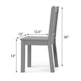 thumbnail image 2 of Humble Crew table et 2 chaises en bois pour enfant, 2 of 6