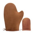 thumbnail image 2 of MORESEC Self Tanning Mitts, 2 Pack Flocking Gloves for Sunscreen Lotion Application, Streak Free Tan Applicator for Body Face, Reusable Washable Mitts, 2 of 9