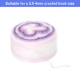 thumbnail image 4 of Unique Bargains Gradient Cake Cotton Acrylic Wool Mixed Purple Yarn, 300g, 3 Pack, 4 of 8