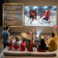 thumbnail image 3 of Brother Eye Mark I Ultra-Fast All-in-One 4K Mini Smart Projector, Short Throw, 400 ANSI Lumens & Auto Keystone, Up to 235" Display, Built-in Speaker & Pre-Installed Apps(2GB RAM/16GB ROM), 3 of 17