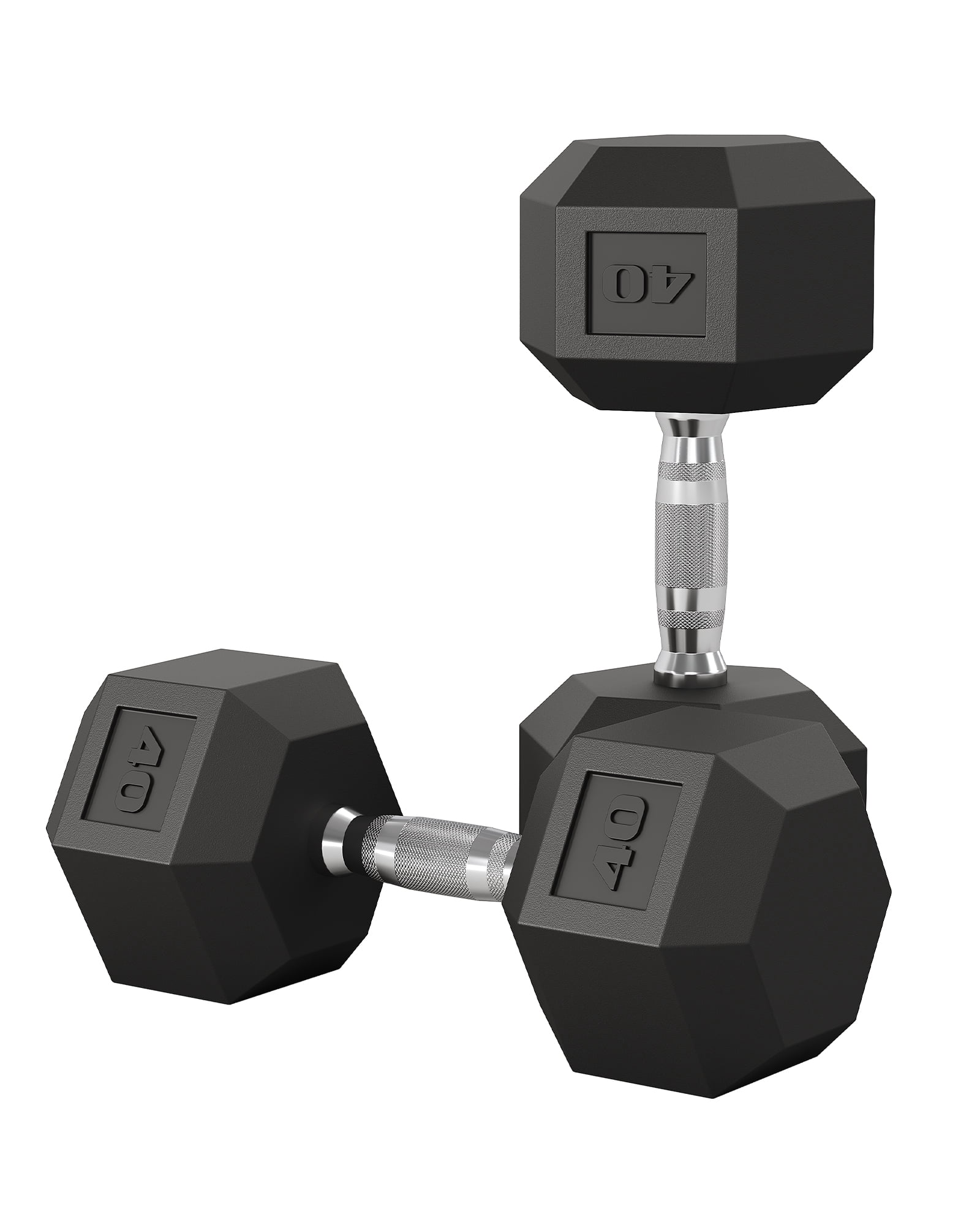 Set of 2 25-50LB Hex Dumbbell Hand Weights Dumbbells Pair For Strength Training, Non-Slip Grip, Anti-Roll, for Home Gym Strength Training – Workout Dumbbells Exercise Equipmen