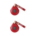 thumbnail image 4 of Decodeary Stylish PU Leather Key Cover for Motorcycle Boyfriend Black Red 2Set, 4 of 6