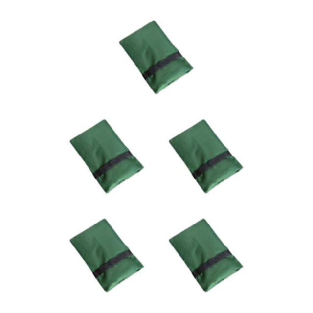 Ruiboury Easy To Cozy Cover For Winter Waterproof And Dustproof Frost Protection Durable And Long-lasting Polyester blackish green 5Set