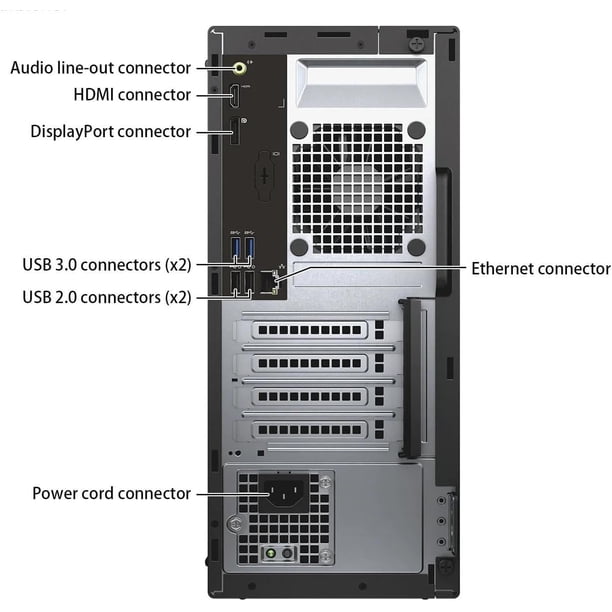 Dell Optiplex Tower PC Computer Core i5 6500 3.2Ghz 16GB RAM 128GB