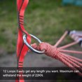 thumbnail image 4 of Uxcell Ceinture de Yoga Réglable 22KN 1.8M, Sangles d'Escalade en Nylon pour Exercice à Domicile Pilates Gymnastique, Rouge, 4 of 7