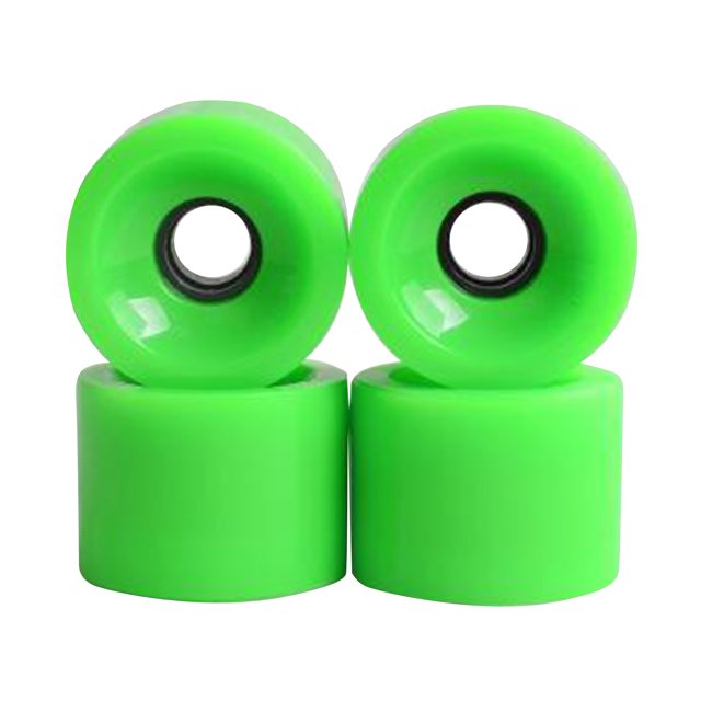 4 Pcs Roues de Planche à Roulettes 70 x 51 mm Ensemble de Roues de Longboard 78A Roue Coussin en PU pour Remplacement de Roue de Planche Longue