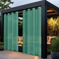 thumbnail image 1 of Uscallm Rideaux d'Extérieur Voilages pour Patio et Jardin Protection Solaire Écran d'Intimité Polyester Résistant à l'Eau Panneaux Voile Salon Chambre Fenêtre Porte Revêtements, 1 of 6