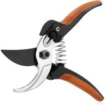 Pruning Shears Tree Cutter Pruning Shears Hand Pruner Stainless Steel Blades Professional Garden Clippers Bypass Pruner with SK-5 Steel Blade and Loc