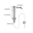 thumbnail image 3 of TIMIFIS Automatic Mixing Cup Sink Soap Extender Household Detergent Press Kitchen Sink Detergent Press Pump Head Extension Tube Heightened Apartment Essentials, 3 of 8