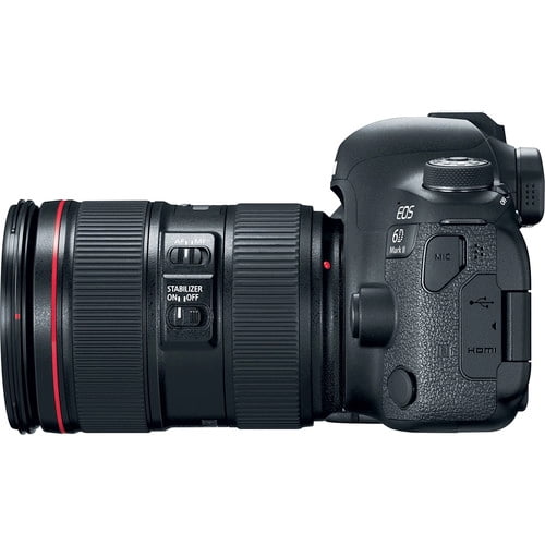 Canon EOS 6D Mark II DSLR Camera with EF 24-105mm Lens, 26.2MP