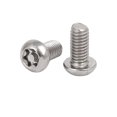 thumbnail image 4 of Unique Bargains M6x12mm 304 Stainless Steel Button Head Torx Security Tamper Proof Screws 10pcs, 4 of 4