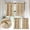 D, variant on Curtain Short Kitchen and Bedroom Rod Curtains in Lace Design 29 x 36 Inch 2 Panels Light Filtering Elegant Home 2PCS