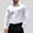 c01White, variant on LNWUY Men's Dress Shirts Stretch Long Sleeve Solid Formal Shirt Business Casual Turn-down Collar Button Down Shirts White L