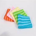 thumbnail image 4 of Binwennn Kitchen Towels Polyester Baking Towels Bread Striped Non Oiled Multifunctional Microfiber Rag Lazy Dishwashing Hundred Cleaning Cloth Dishwashing Cloth, 4 of 7