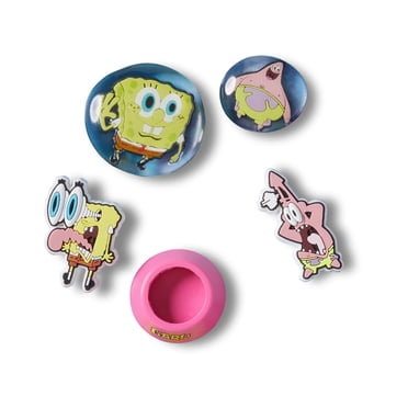 Crocs Jibbitz Bob L'éponge Bubble Lot de 5 Breloques pour Chaussures / Jibbitz pour Crocs
