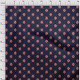 thumbnail image 3 of oneOone Cotton Silk Fabric Floral Block Printed Craft Fabric BTY 42 Inch Wide, 3 of 4