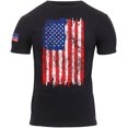 thumbnail image 2 of Rothco Distressed US Flag Athletic Fit T-Shirt, 2 of 2