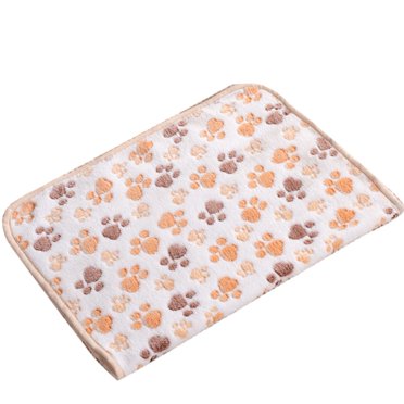 Winter Warm Dog Squirrel Hedgehog Chinchilla Bed Guinea Pig Hamster Pad Bed Mat, Beige L