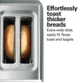 thumbnail image 3 of Hamilton Beach 2 Slice Toaster with Extra-Wide Slots, Bagel Setting, Toast Boost, Slide-Out Crumb Tray, Auto-Shutoff & Cancel Button, Defrost Function, Stainless Steel (22794), 3 of 8