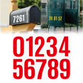 thumbnail image 2 of 4 Inch Large Size Number Stickers, 1 Sheet Self Adhesive House Numbers for Mailbox, Trash Cans - Waterproof Vinyl Numbers Sticker, for Easy Backing Peeling, Bold and Easy-to-Read House Number Labels, 2 of 9