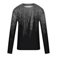 thumbnail image 5 of Meichang T-Shirt à Manches Longues pour Homme Coupe Ajustée, T-Shirts Graphiques pour Hommes Tendance avec Imprimé 3D d'Illusion d'Optique, T-Shirts à Col Rond Originaux à Manches Longues pour Homme, 5 of 5