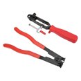 thumbnail image 3 of Car Banding Tool, Universal 2Pcs/Set Stainless Steel Wear Resistant CV Joint Boot Clamps   For Cooling System Fuel Vacuum Hose, 3 of 8