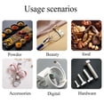 thumbnail image 4 of WIFKLSIIPG 100 Sacs Refermables Hermétiques Sacs Ziplock Holographiques Aluminium Flash, 4 of 8