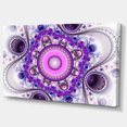 thumbnail image 2 of Strange Flower with Wavy Curves - Floral Canvas Art Print, 2 of 4