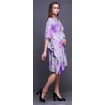 thumbnail image 3 of Bimba Kaftan de Plage Teinture sur Nœuds, Paréo de Bikini, Robe Midi pour Femmes, Caftan Court - TG-3X, 3 of 5
