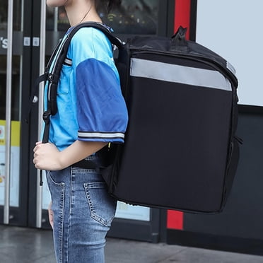 Grand Sac à Dos de Livraison de Nourriture Isolé, Sac Thermique pour Aliments, Sac Isotherme pour le Camping